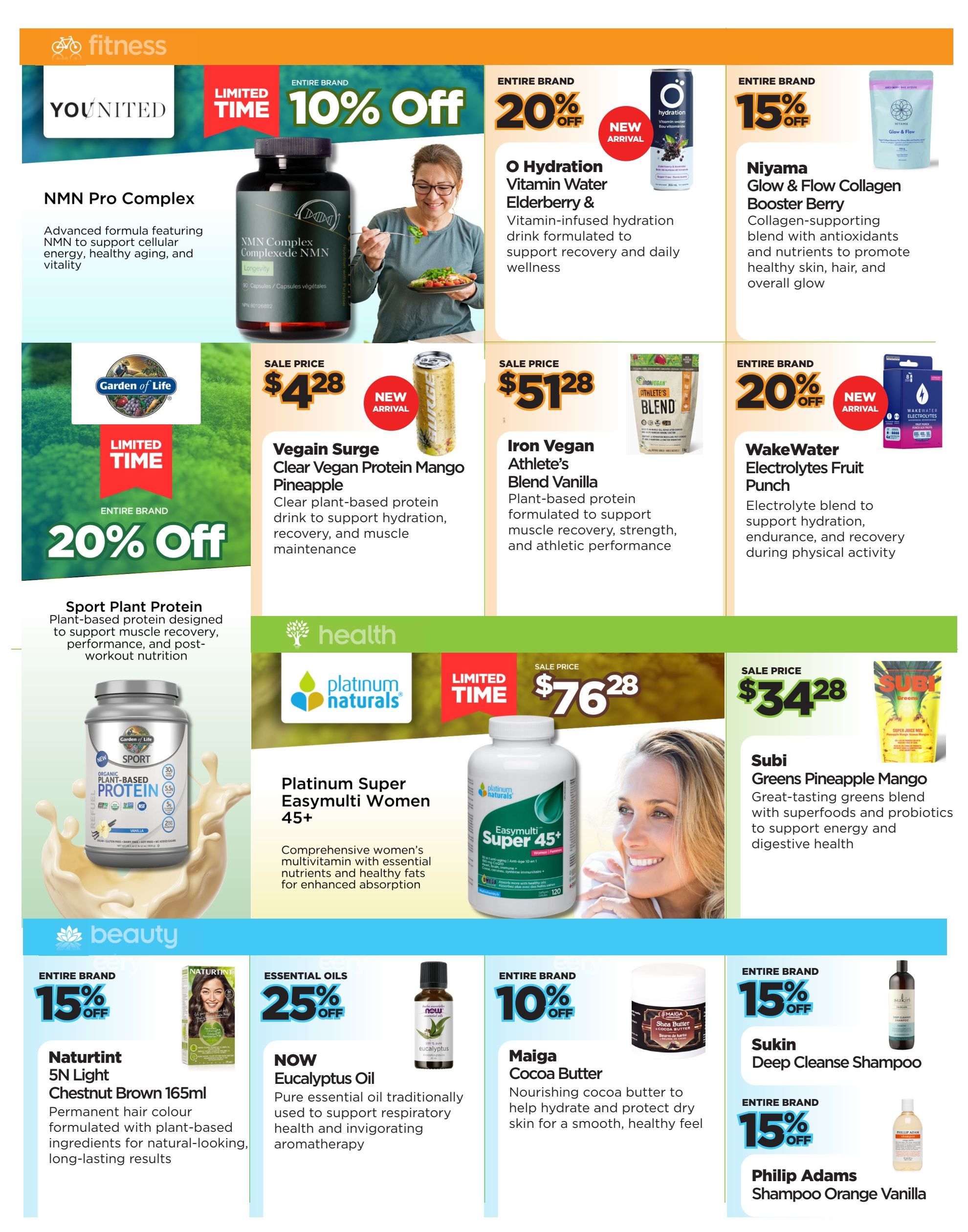 Nature's Signature Flyer April 30 to May 27