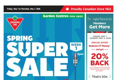 Canadian Tire (ON) Flyer May 1 to 7
