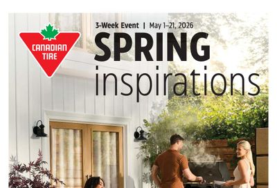 Canadian Tire Spring Inspirations Flyer May 1 to 21