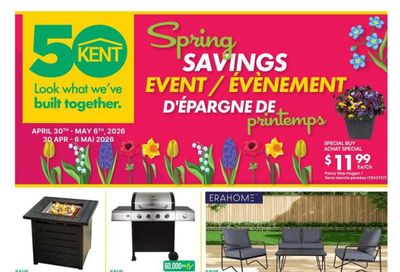 Kent Building Supplies Flyer April 30 to May 6