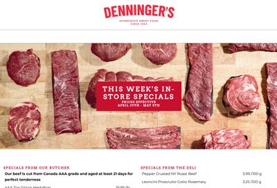 Denninger's Weekly Specials April 29 to May 5