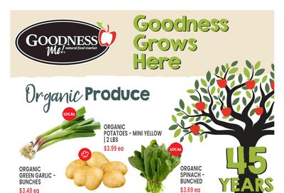Goodness Me Flyer April 29 to May 5