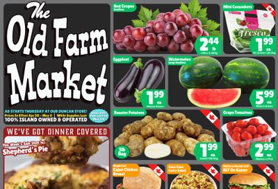 The Old Farm Market (Duncan) Flyer April 30 to May 6