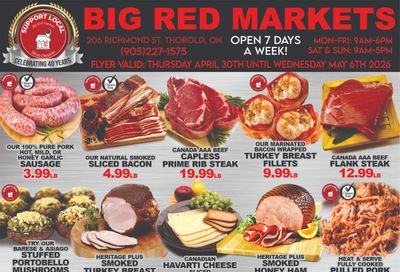 Big Red Markets Flyer April 30 to May 6