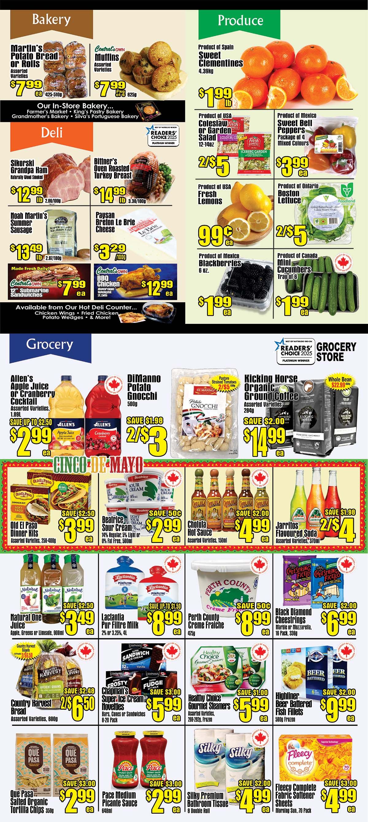 Central Fresh Market Flyer April 30 to May 7