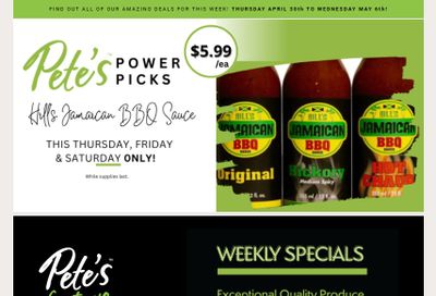 Pete's Fine Foods Flyer April 30 to May 6