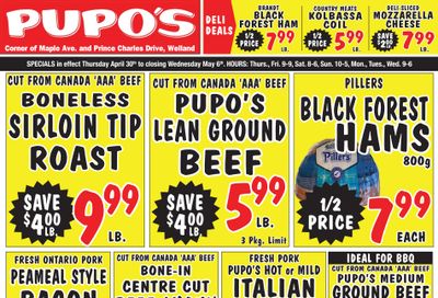 Pupo's Food Market Flyer April 30 to May 6