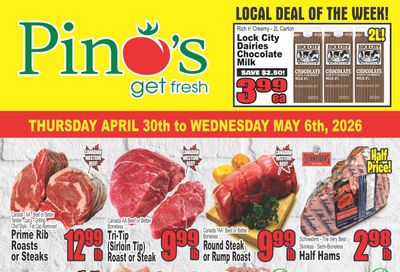 Pino's Flyer April 30 to May 6