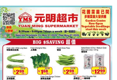Yuan Ming Supermarket Flyer May 1 to 7