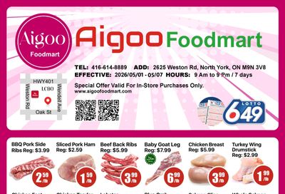 Aigoo Foodmart Flyer May 1 to 7