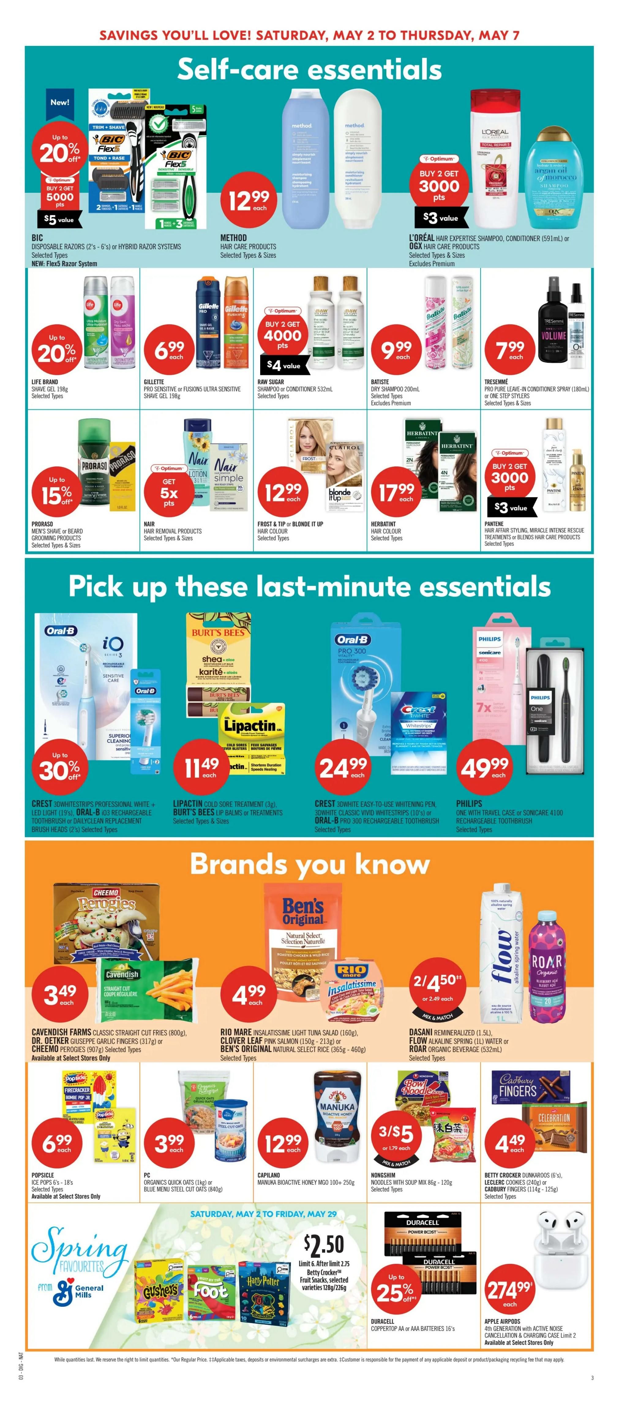 Shoppers Drug Mart (ON) Flyer May 2 to 7