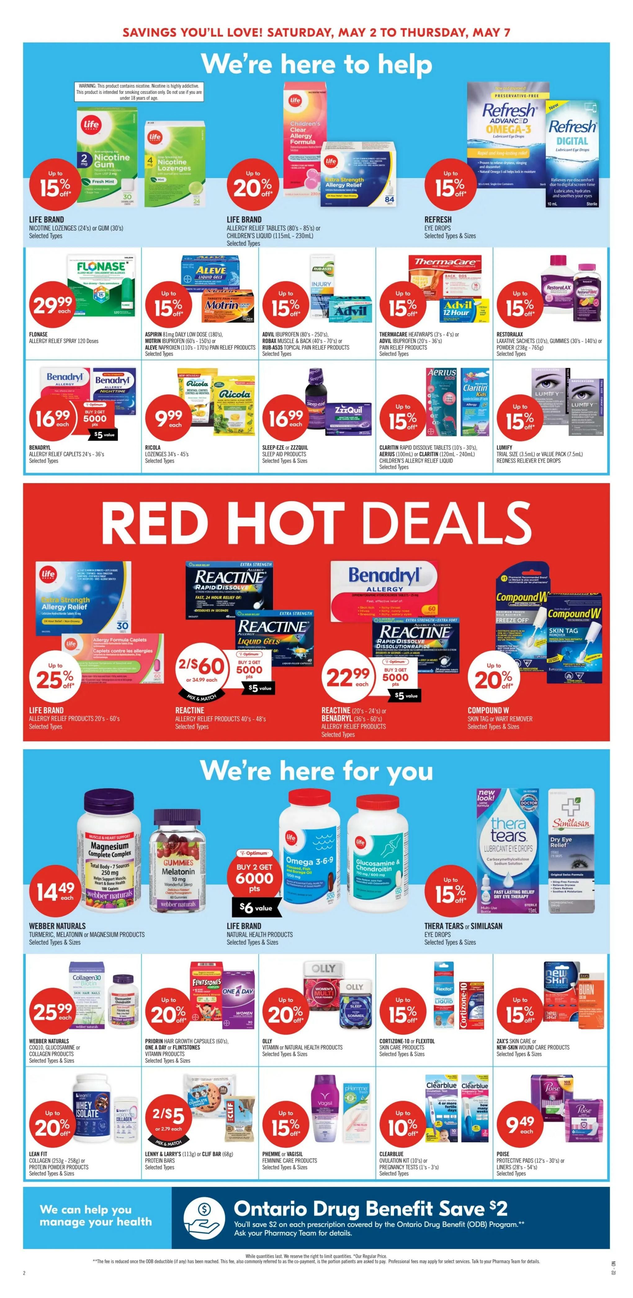 Shoppers Drug Mart (ON) Flyer May 2 to 7