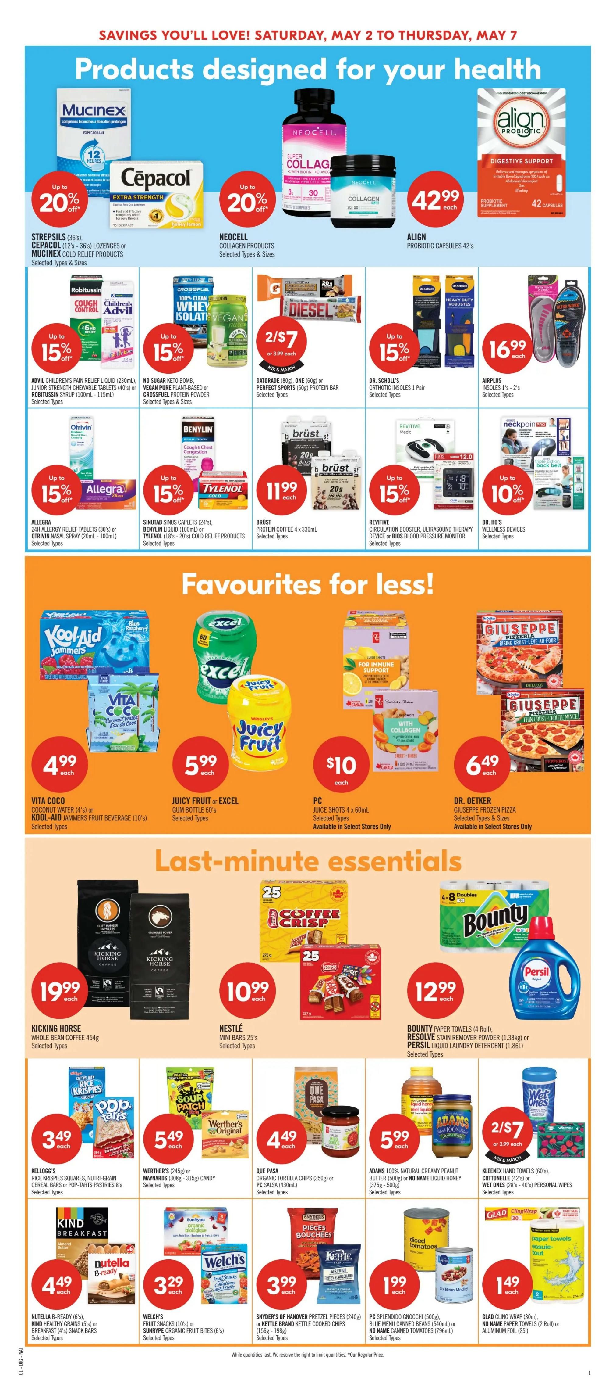 Shoppers Drug Mart (Atlantic) Flyer May 2 to 7