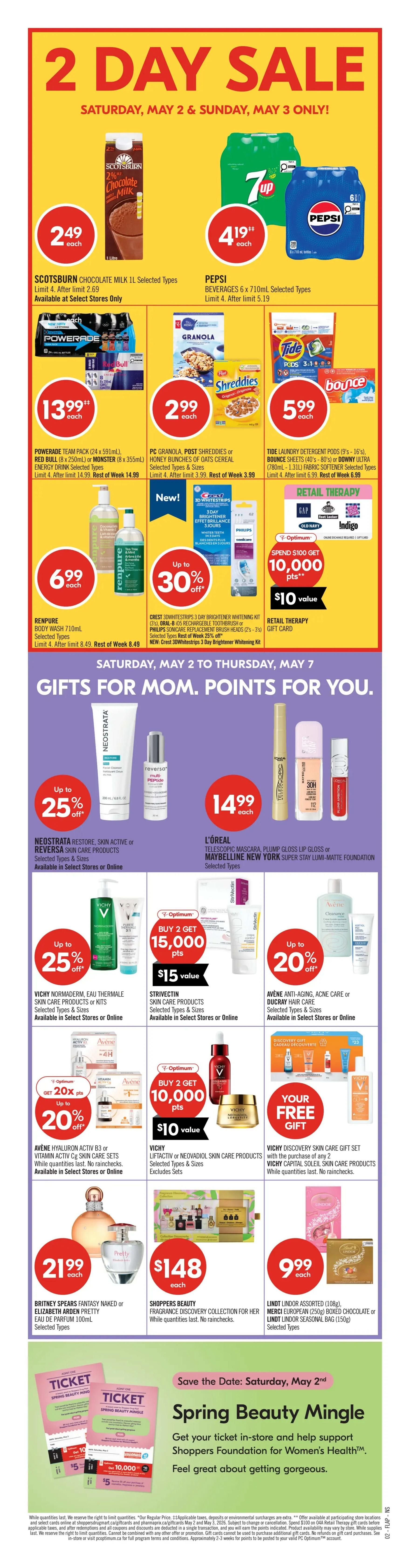 Shoppers Drug Mart (Atlantic) Flyer May 2 to 7