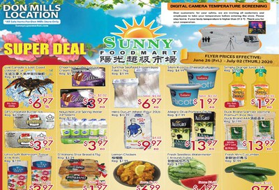 Sunny Foodmart (Don Mills) Flyer June 26 to July 2