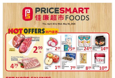PriceSmart Foods Flyer April 30 to May 6
