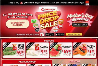 Seafood City Supermarket (AB) Flyer April 30 to May 6