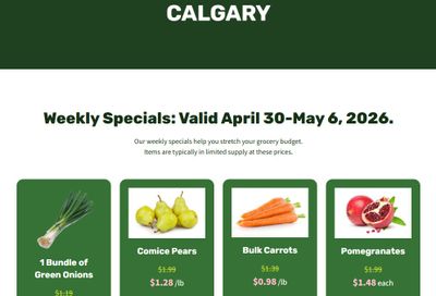 H&W Produce Flyer April 30 to May 6