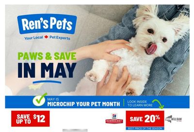 Ren's Pets Flyer May 1 to 31