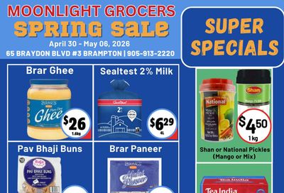 Moonlight Grocers Flyer April 30 to May 6