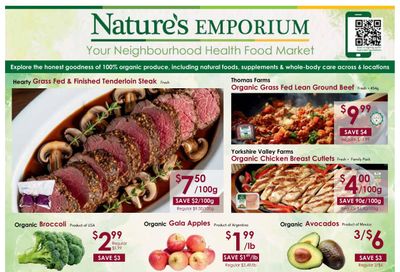 Nature's Emporium Bi-Weekly Flyer April 30 to May 13