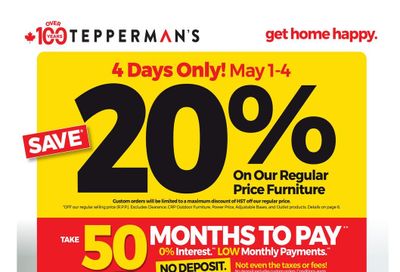 Tepperman's Flyer May 1 to 7