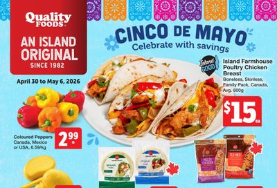 Quality Foods Flyer April 30 to May 6