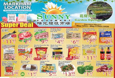 Sunny Foodmart (Markham) Flyer May 1 to 7