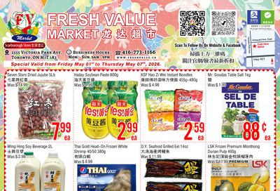 Fresh Value (Scarborough) Flyer May 1 to 7