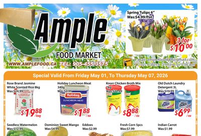 Ample Food Market (Brampton) Flyer May 1 to 7
