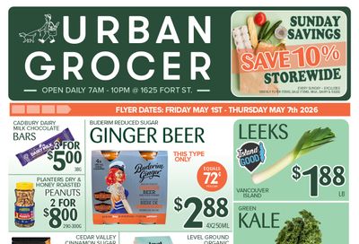 Urban Grocer Flyer May 1 to 7