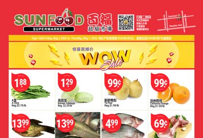 Sunfood Supermarket Flyer May 1 to 7