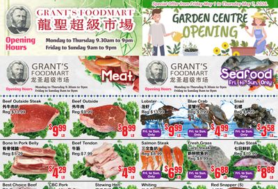 Grant's Food Mart Flyer May 1 to 7