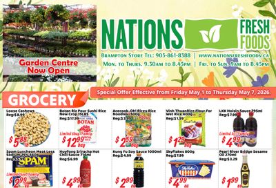 Nations Fresh Foods (Brampton) Flyer May 1 to 7