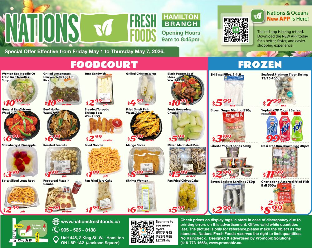 Nations Fresh Foods (Hamilton) Flyer May 1 to 7