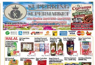 Superking Supermarket (London) Flyer May 1 to 7