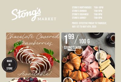 Stong's Market Flyer May 1 to 7