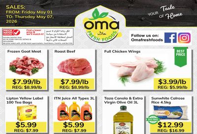 Oma Fresh Foods Flyer May 1 to 7