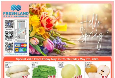 FreshLand Supermarket Flyer May 1 to 7