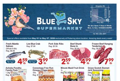 Blue Sky Supermarket (Pickering) Flyer May 1 to 7