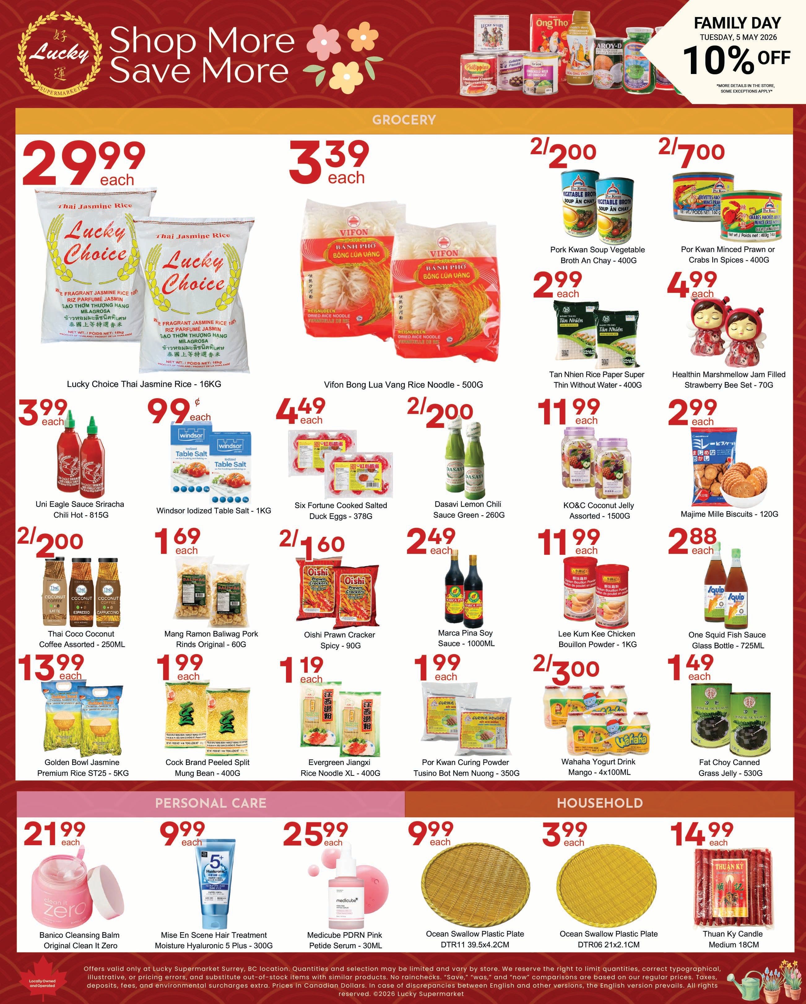 Lucky Supermarket (Surrey) Flyer May 1 to 7