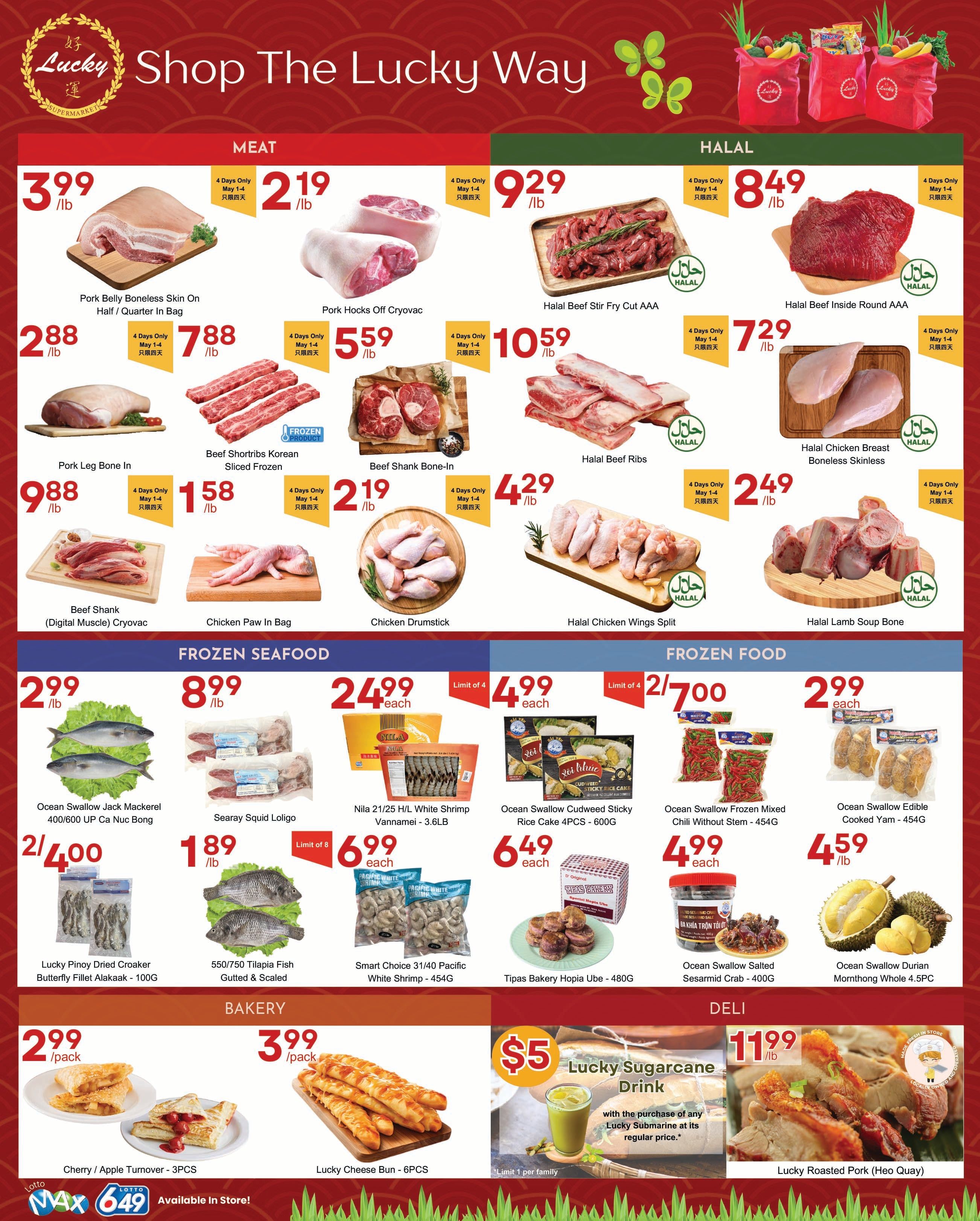 Lucky Supermarket (Surrey) Flyer May 1 to 7