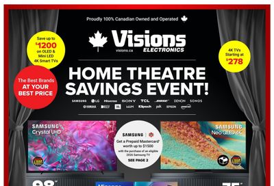 Visions Electronics Flyer May 1 to 7