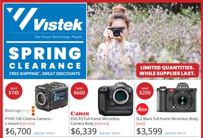 Vistek Flyer May 1 to 15