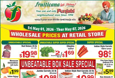 Fruiticana (Edmonton) Flyer May 1 to 7