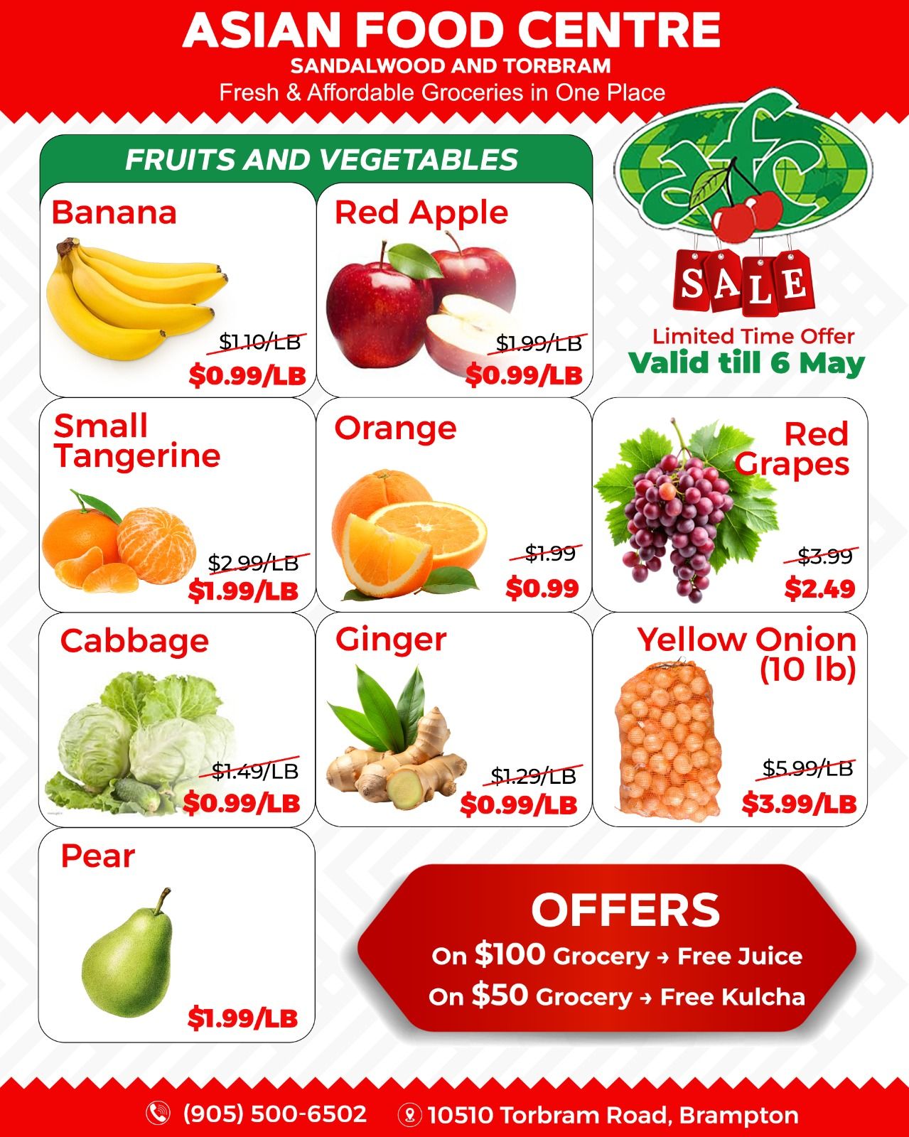 Asian Food Centre (Torbram Rd.) Flyer April 30 to May 6