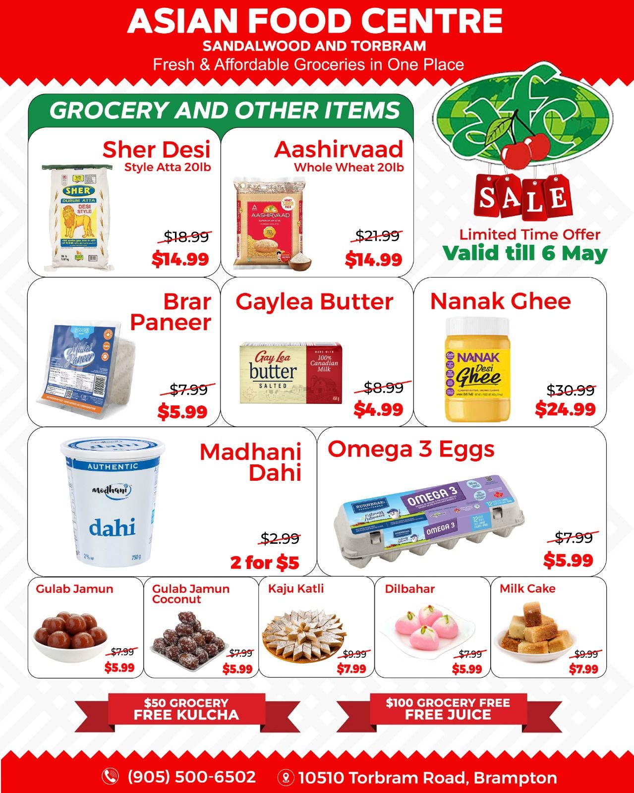Asian Food Centre (Torbram Rd.) Flyer April 30 to May 6