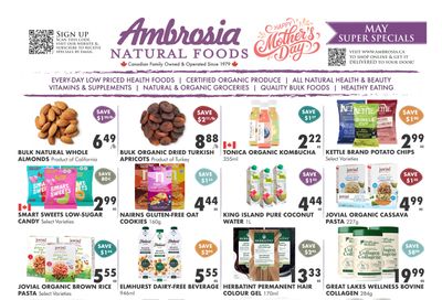 Ambrosia Natural Foods Flyer May 1 to 31