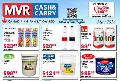 MVR Cash and Carry Flyer May 1 to 31
