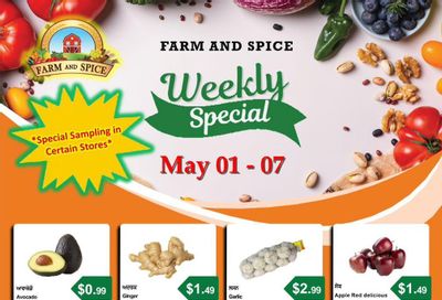 Farm And Spice Grocers Flyer May 1 to 7